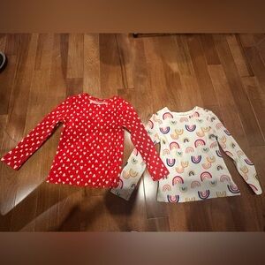 Old Navy Red Heart Long Sleeve Shirt